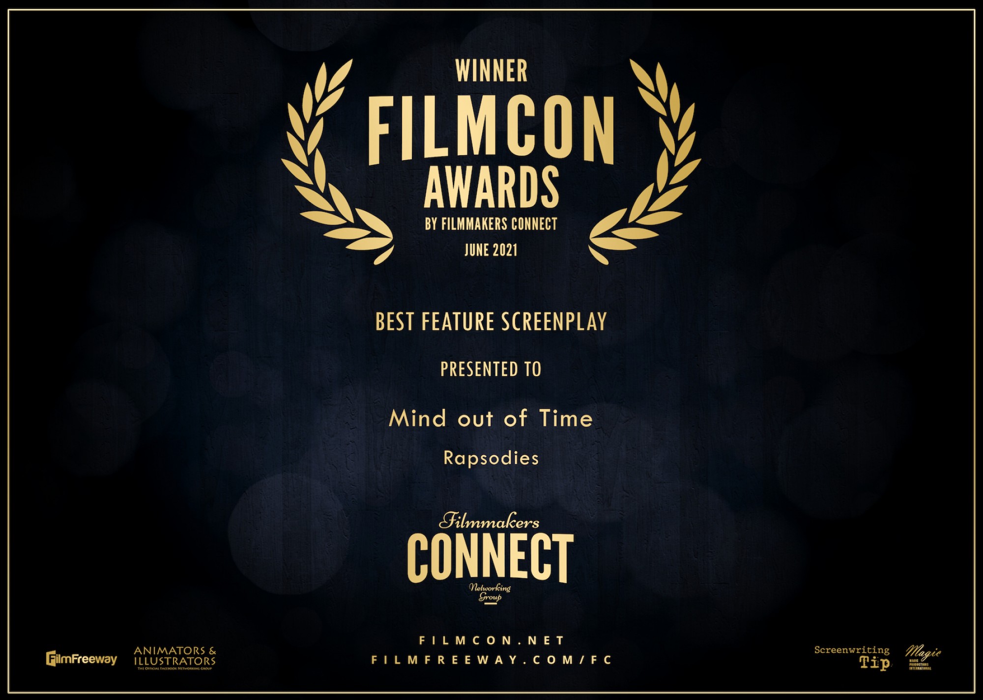 Mind out of Time - Best Feature Screenplay